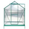 6.3'x6.2'x7' Polycarbonate Greenhouse, Heavy Duty Outdoor Aluminum Walk-In Green House Kit With Rain Gutter, Vent And Door For Backyard Garden - Green - Image 21