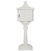 Cast Aluminum Mail Box, Postal Box, Mailbox - White - Image 7