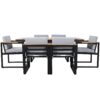 7 Pieces Outdoor Dining Set Patio Dining Table And Chair Set With And Removable Cushions For Patio, Backyard, Garden - Gray - Image 18