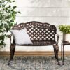 Lucia - Outdoor Garden Bench - Copper - Image 2