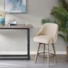 Counter Stool With Swivel Seat Function - Sand - Image 3