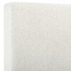 King Size Boucle Upholstered Platform Bed - White - Image 6