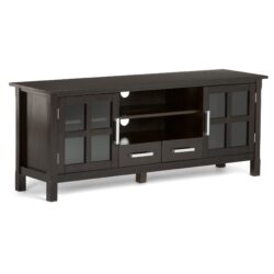 Kitchener - Wide TV Media Stand - Hickory Brown