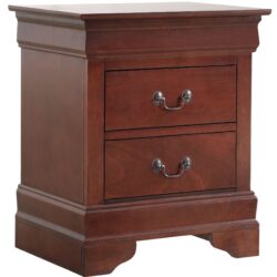 Louis Phillipe - Elegant Traditional Nightstand - Cherry