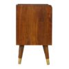 Manila - 1 Drawer Nightstand - Chestnut - Image 8