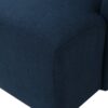 Contemporary Dining Chair With High Back And Birch Wood Legs - Navy Blue - Image 12