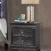 Shaker - Crocodile Metallic Nightstand - Gray - Image 5