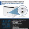 Diamond 0.92 Cu. Ft Touchscreen Biometric Keypad Security Safe - White - Image 2