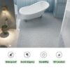 Interlocking Deck Tiles Plastic Waterproof Outdoor All Weather Anti-Slip Bathroom Shower Balcony Porch Strong Weight Capacity Upto 440 Lbs, Pebble Stone Pattern Pack Of 60 - Gray - Image 7