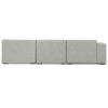 Rex - Right Sectional Sofa And Ottoman - Gray - Image 5