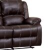 Zuriel - Synthetic Leather Recliner Loveseat - Brown - Image 3