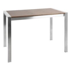 Fuji - Contemporary Counter Table - Walnut