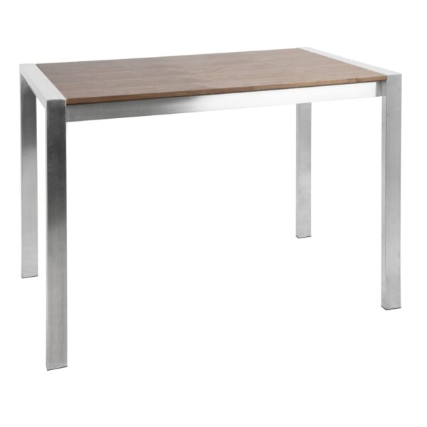 Fuji - Contemporary Counter Table - Walnut