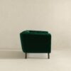 Addison - Lounge Chair Dark - Brown / Dark Green - Image 5