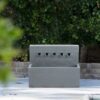 Decorative Fountain With Rectangle Design, With Light And Pump, For Indoor And Outdoor - Gray - Image 6