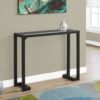 Accent Console Table For Entryway Contemporary - Black - Image 2