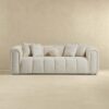 Beatrice - Modern Tufted Sofa - Ivory / White - Image 5