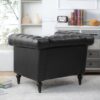 1 Seater Sofa - Black - Image 6