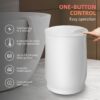 Luxury Bucket Towel Warmers, Large Towel Warmers For The Bathroom, Fits Up To 2 Oversized Towels - White - Image 4
