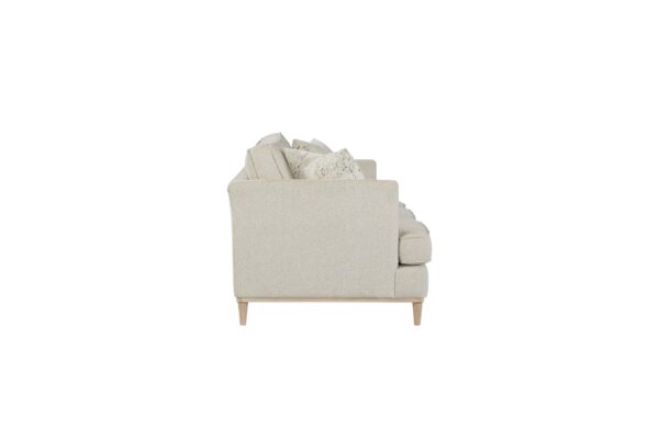 Sofa With 3 Reversable Cushions And 2 Pillows - Off White