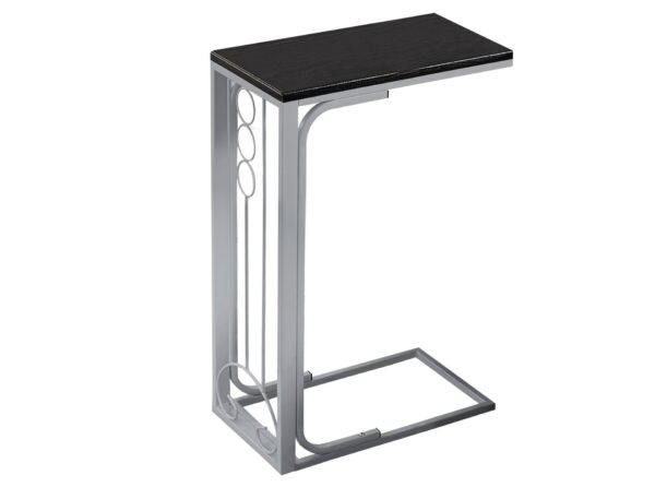 Accent Table, C - Shaped, Transitional - Black