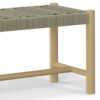 Dahlia - Outdoor Indoor Bench - Natural Taupe - Image 8