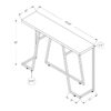 Accent Console Table For Entryway, Durable Construction - Taupe - Image 5
