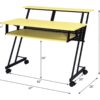 Suitor - Music Recording Studio Desk - Black / Yellow - Image 10