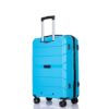 Hardshell Suitcase Spinner Wheels Pp Luggage Sets Lightweight Suitcase With Tsa Lock, 3 Piece Set (20/24/28) - Light Blue - Image 9
