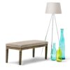 Waverly - Tufted Ottoman Bench - Natural - Image 6