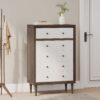 Nystrom - Mid Century Modern, 5 Drawer Dresse - Walnut - Image 2