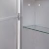 Rectangle Medicine Cabinet Mirror Bathroom Mirror With Storage Wall Mounted Medicine Mirror Cabinet With LED - Sliver - Image 19