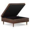 Shiloh - Square Storage Ottoman - Brown - Image 3