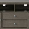 Cosmopolitan - Wide TV Media Stand - Farmhouse Gray - Image 4