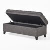 Juliana - Stylish Storage Ottoman With Extra Seating - Gray - Image 10