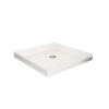 Shower Base, Centered Drain And Single Threshold - White - Image 7