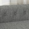 Modern Linen Fabric Elevated Pet Bed For Small And Medium Dogs - Light Gray - Image 8