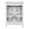 Bathroom Vanity Combo With Ceramic Sink, Luxurious Space-Saving Vanity, 2 Soft-Close Doors - Gold / White - Image 22