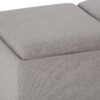 Avalon - Storage Ottoman - Cloud Gray - Image 5