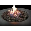Fibre Reinforced Propane Gas Outdoor Fire Pit Table With Lid - Charcoal - Image 4