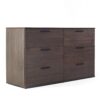 Morgan - Farmhouse 6 Drawer Jumbo Dresser Extra Deep Storage - Espresso - Image 4