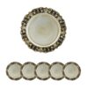 Plastic Charger Plate (Set of 6) - Gold - Image 2