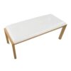 Fuji - Contemporary Bench - Gold / White - Image 5