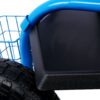 Refurbished Rolling Garden Scooter Cart With 360 Swivel Seat And Tool Tray - Blue - Image 4
