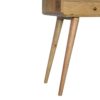Curved Console Table - Oak - Image 7