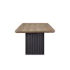 Double Pedestal Table Latte - Light Brown - Image 5