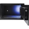 0 58 Cu Ft Compact Hotel Safe - Black - Image 5