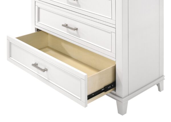 5 Drawer Chest - White