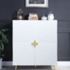 Gaines - High Gloss Accent Cabinet - White - Image 7
