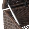 Santiago - Wicker Storage Bench - Brown Multi - Image 15